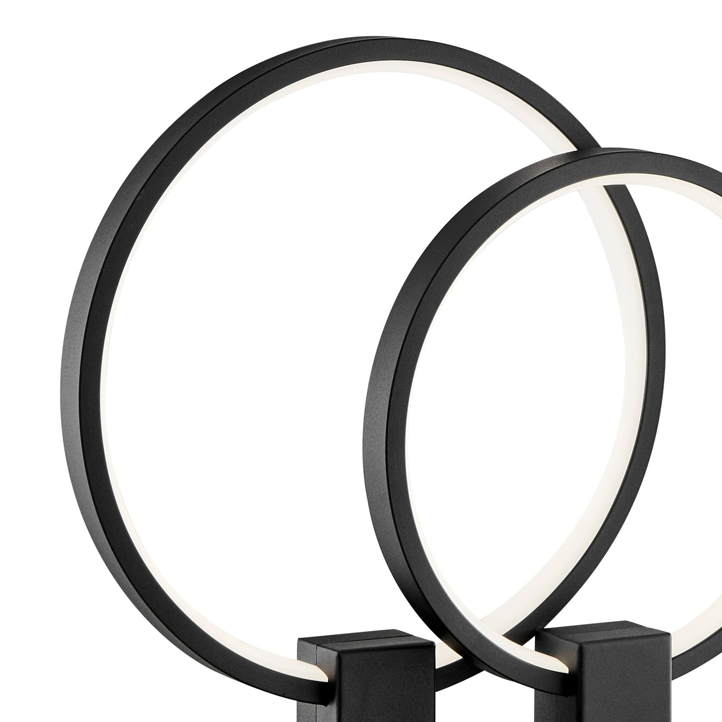 Hong Kong LED Short Table Lamp // Matte Black - Disselt Designs
