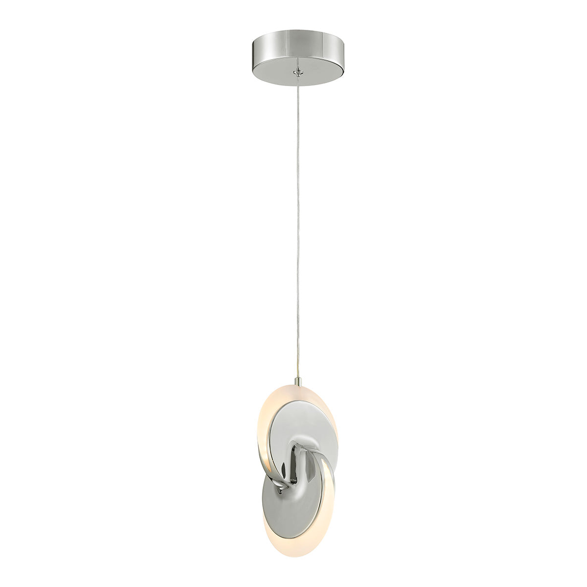 Deuterium Pendant // Chrome - Disselt Designs