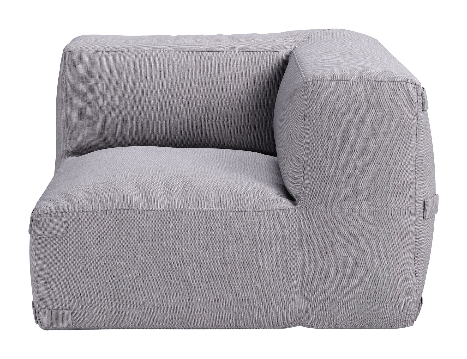 Luanda Corner Chair Gray - Disselt Designs
