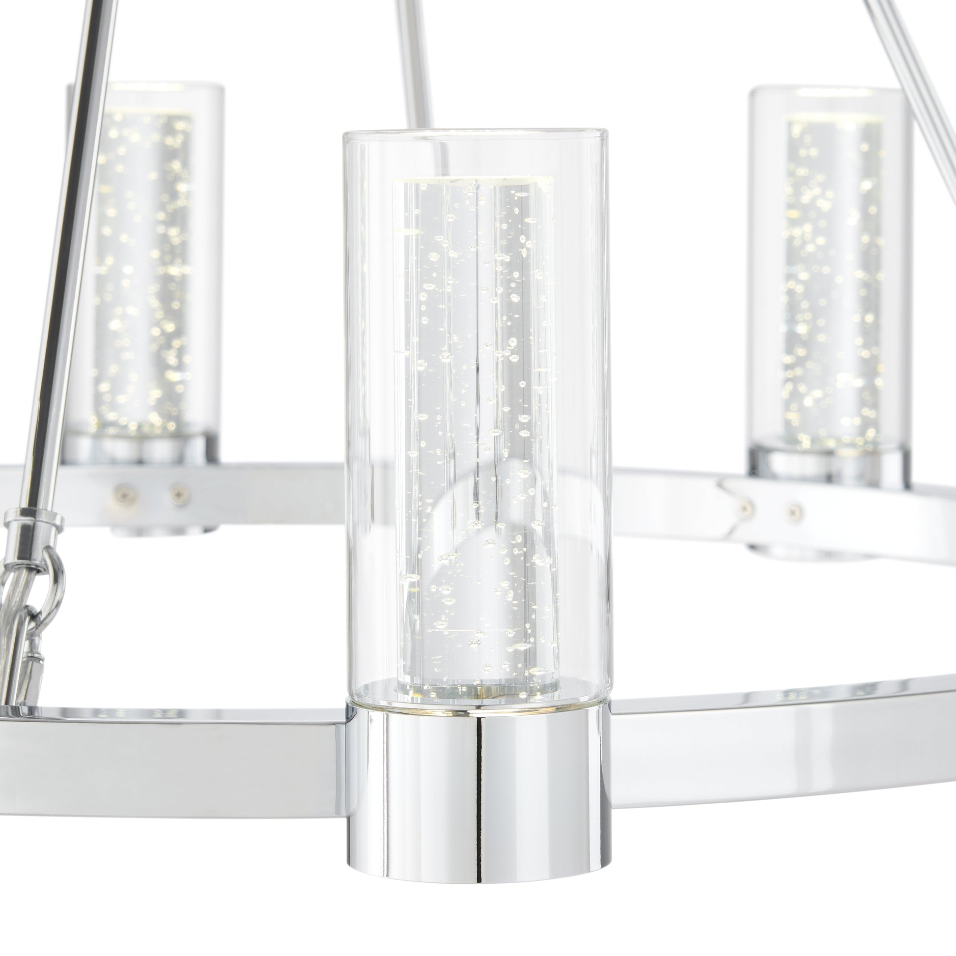 Victory 8 Light Chandelier // Chrome - Disselt Designs