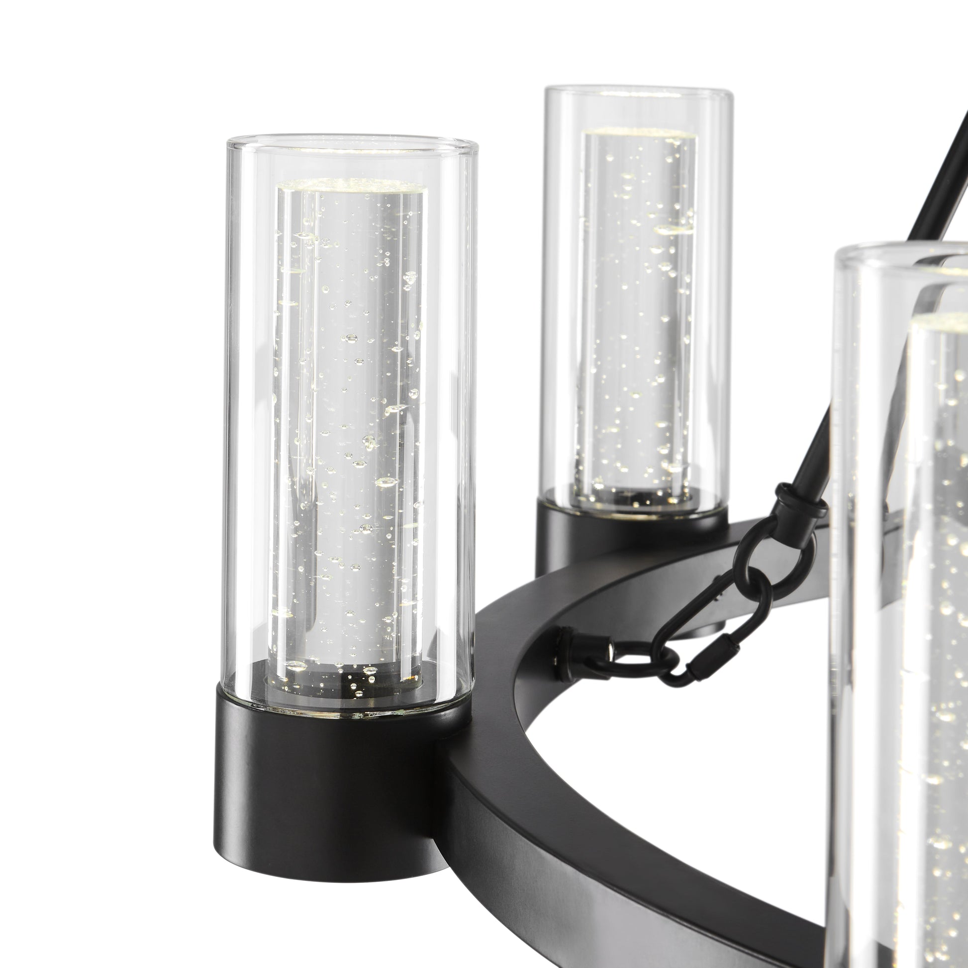 Victory 8 Light Chandelier // Matte Black - Disselt Designs