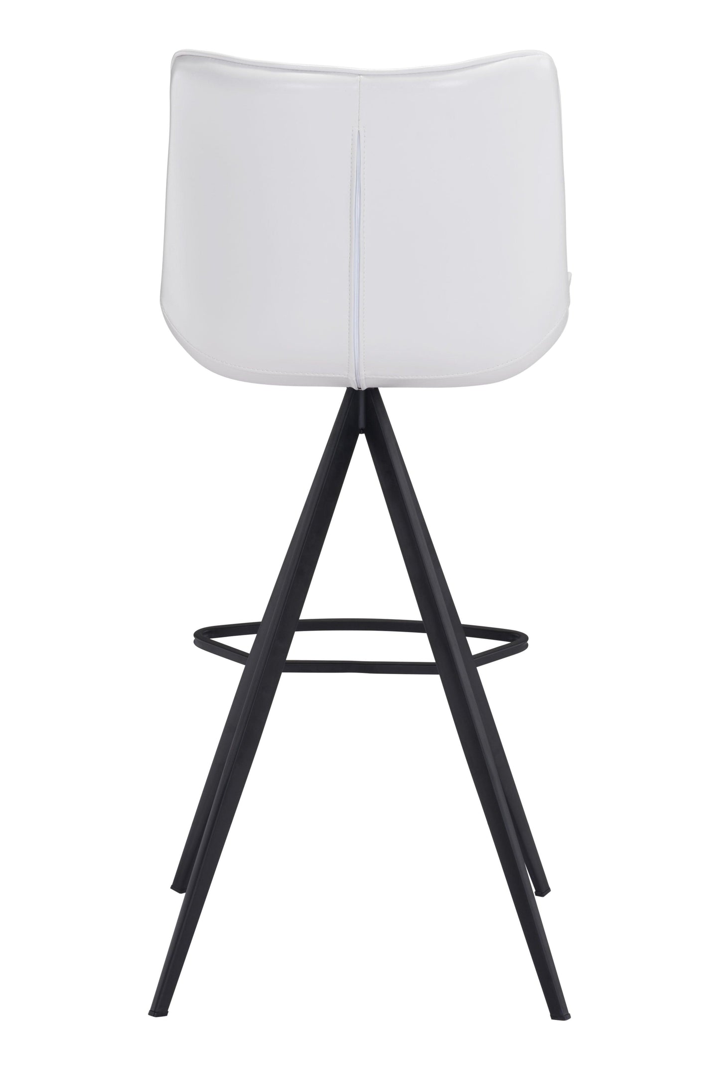 Aki Barstool (Set of 2) White & Black - Disselt Designs