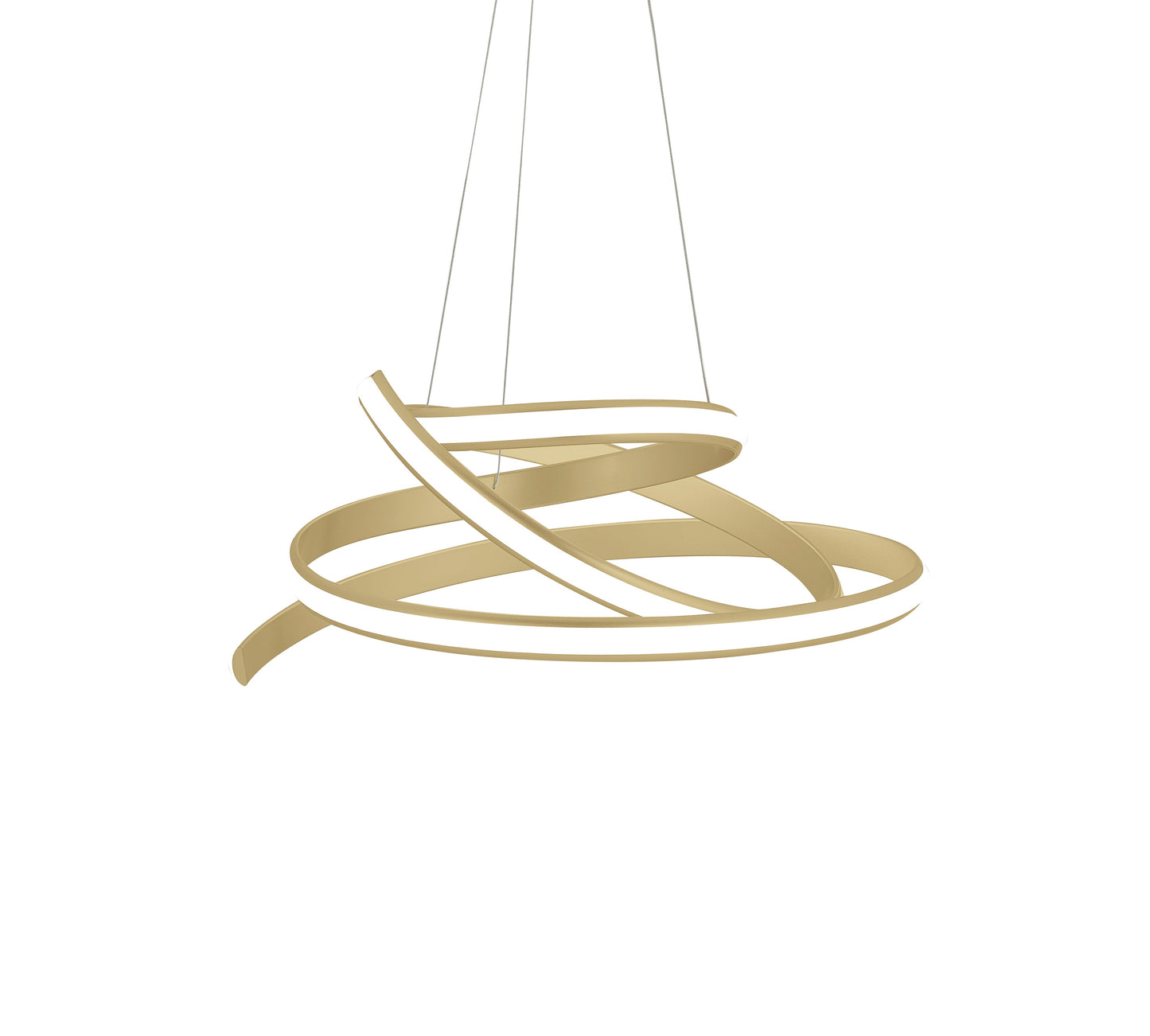 Oslo LED Adjustable Chandelier // Gold