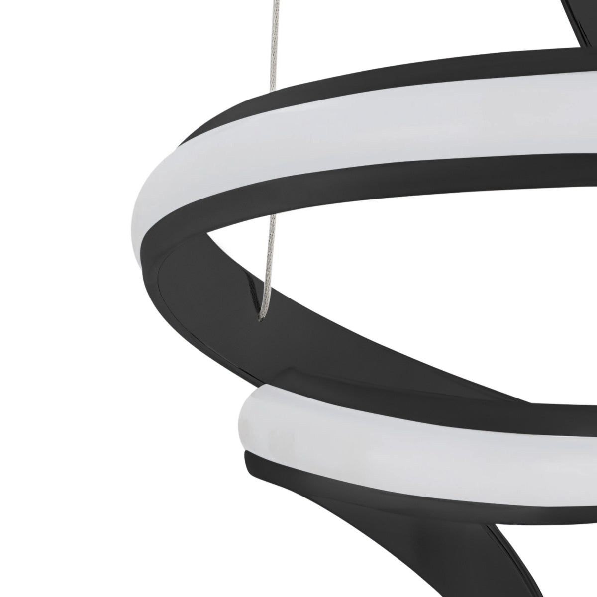 Hamburg LED Chandelier // Black - Disselt Designs