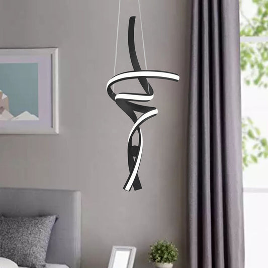Hamburg LED Chandelier // Black - Disselt Designs