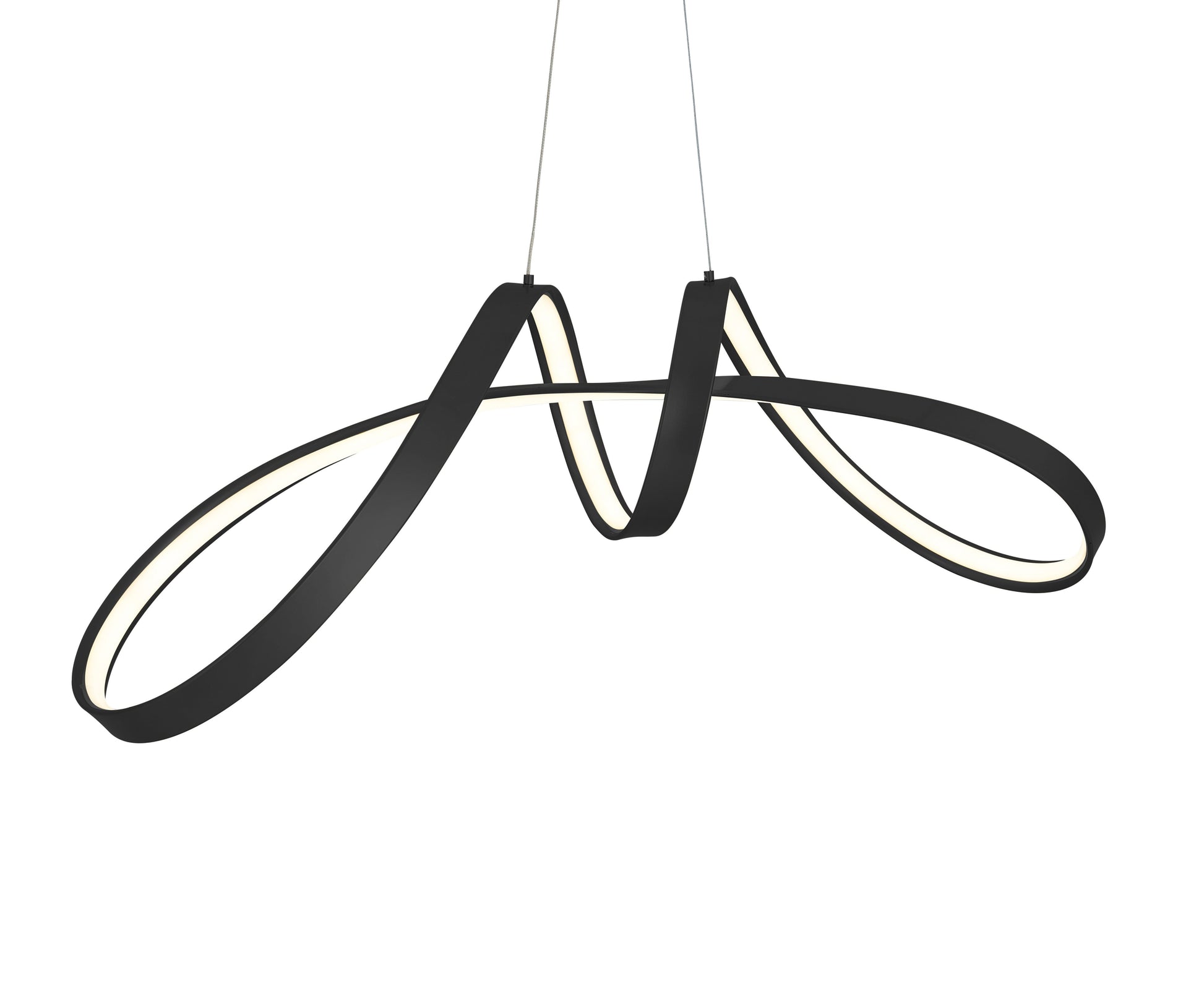 Bucharest Integrated LED Chandelier // Black - Disselt Designs