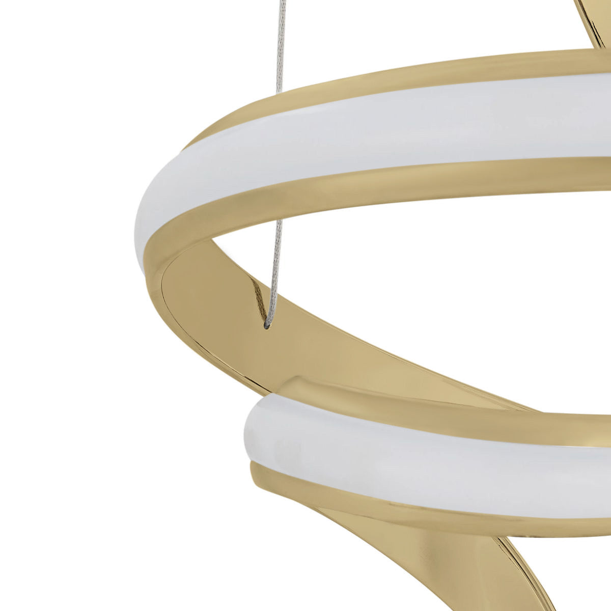Hamburg LED Chandelier // Sandy Gold - Disselt Designs