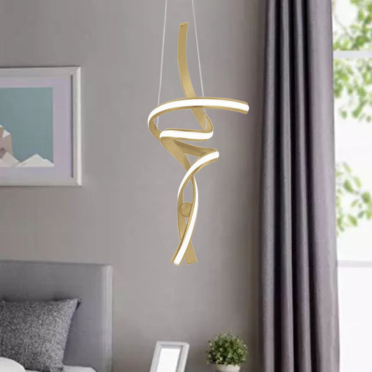 Hamburg LED Chandelier // Sandy Gold - Disselt Designs