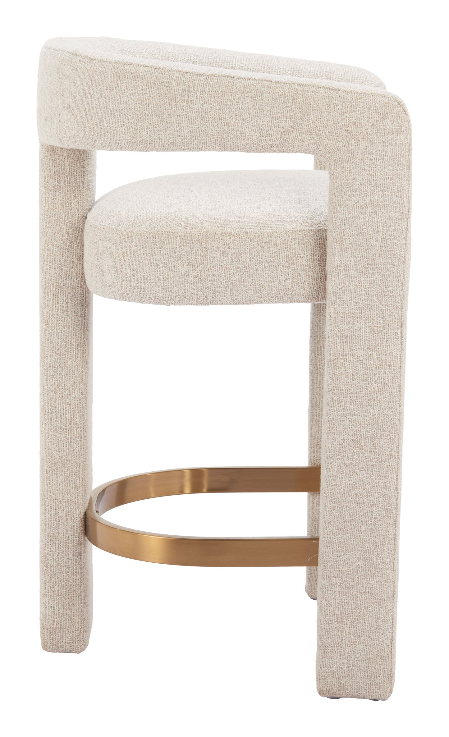 Saiko Counter Stool Beige - Disselt Designs