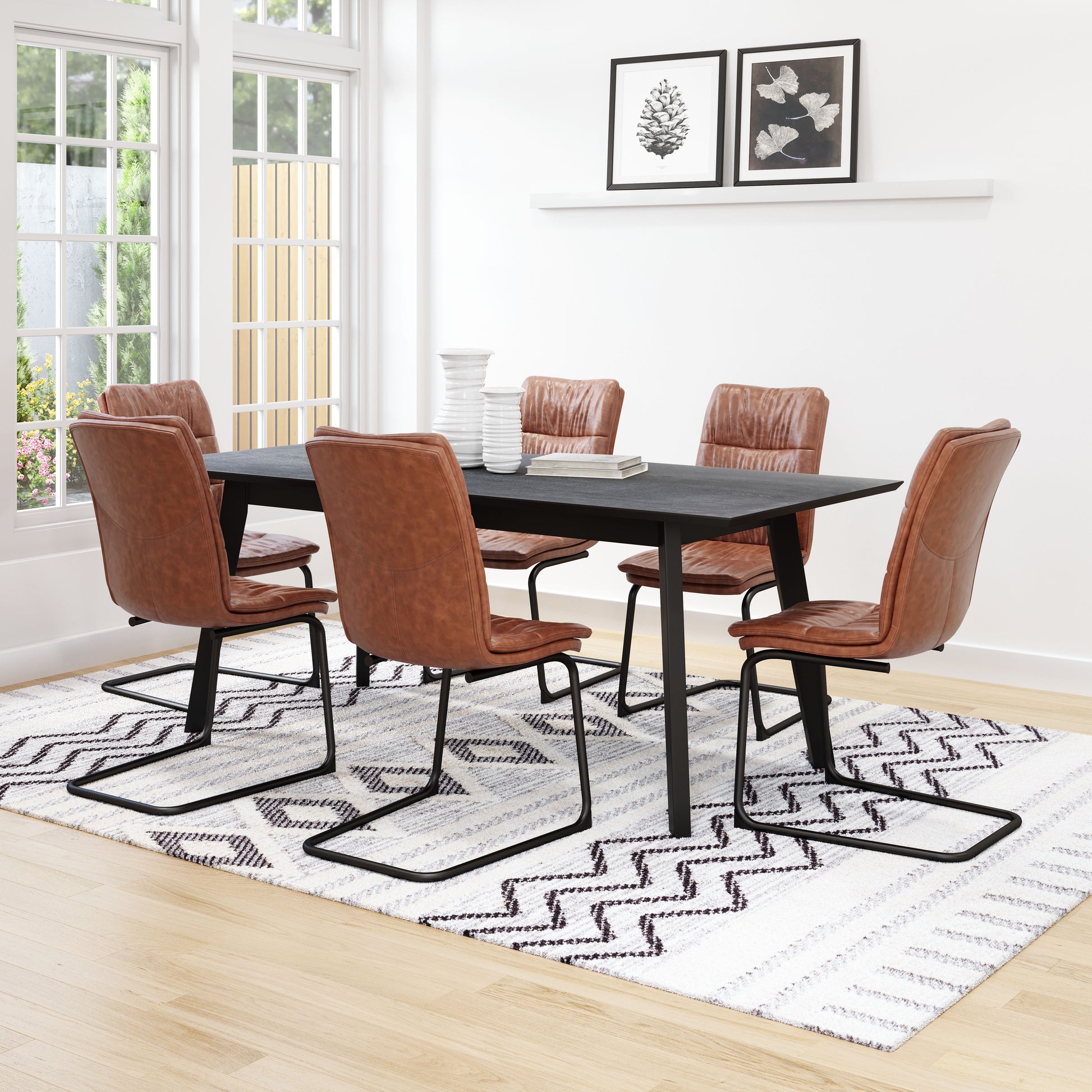 Sharon Dining Chair (Set of 2) Vintage Brown - Disselt Designs