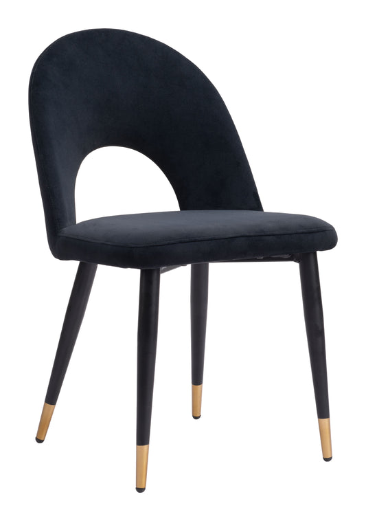 Menlo Dining Chair (Set of 2) Black - Disselt Designs