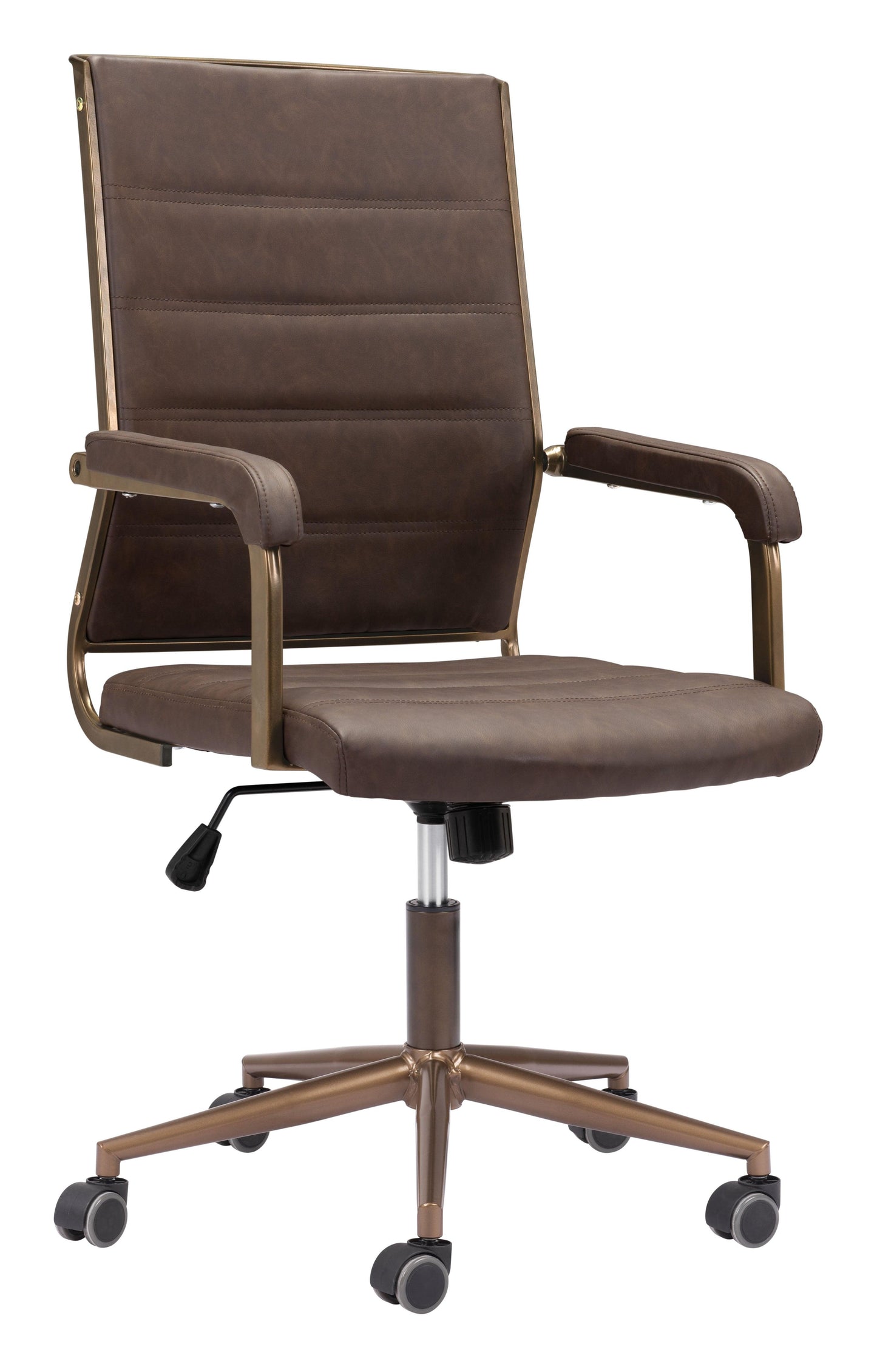 Auction Office Chair Espresso - Disselt Designs