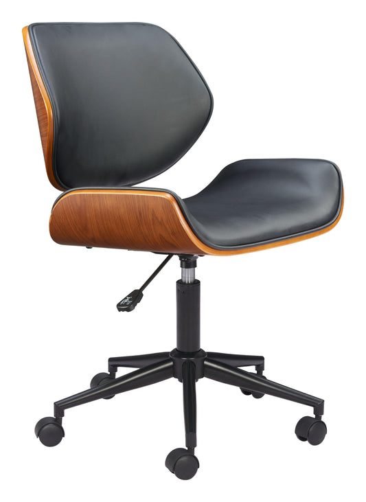 Flex Low Back Office Chair Black - Disselt Designs