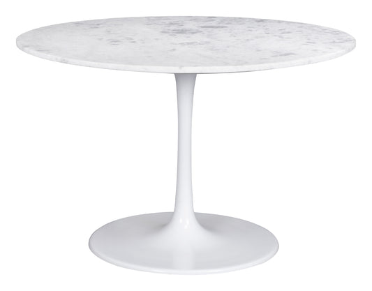 Phoenix Dining Table White - Disselt Designs