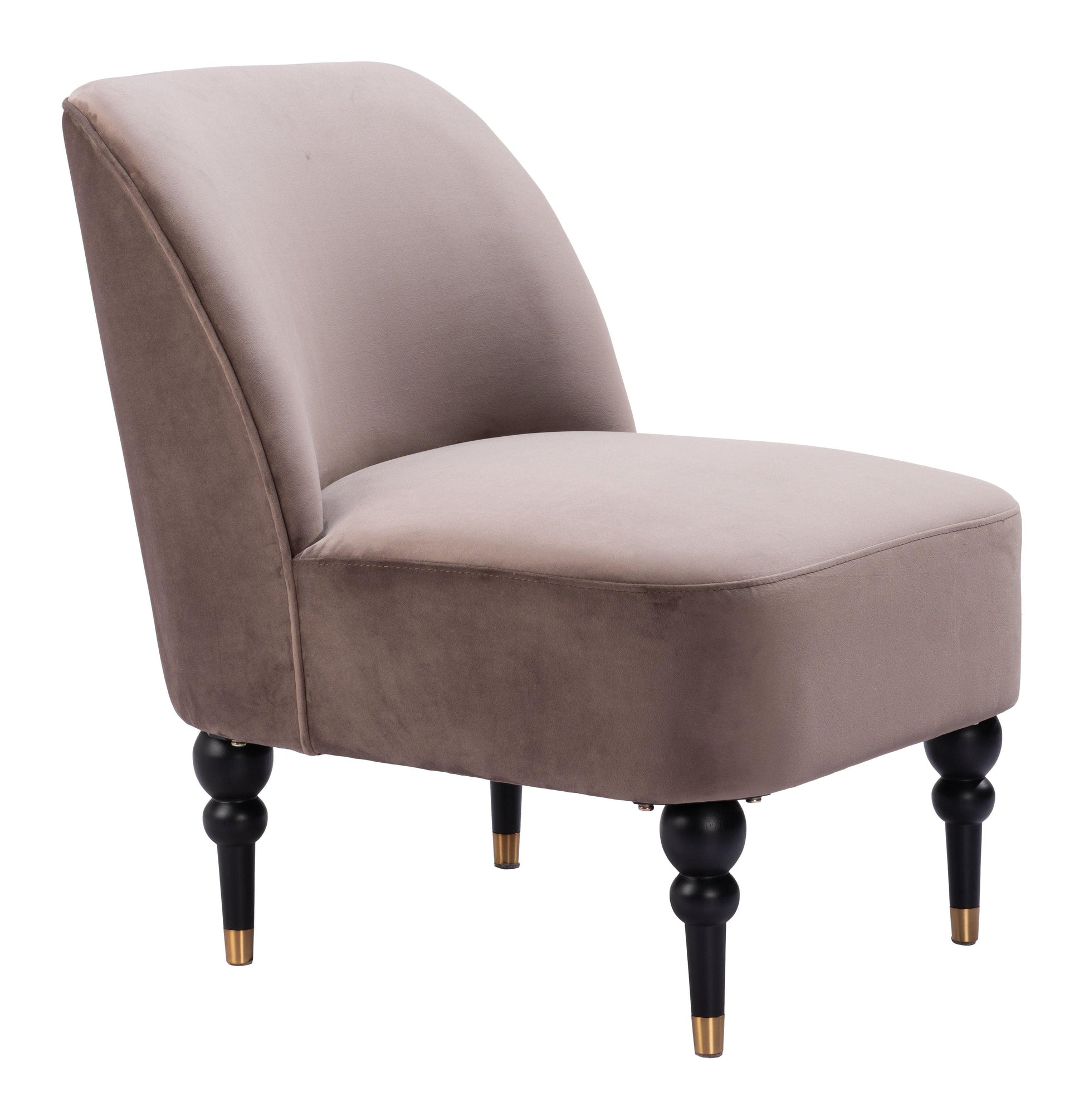 Bintulu Accent Chair Taupe - Disselt Designs