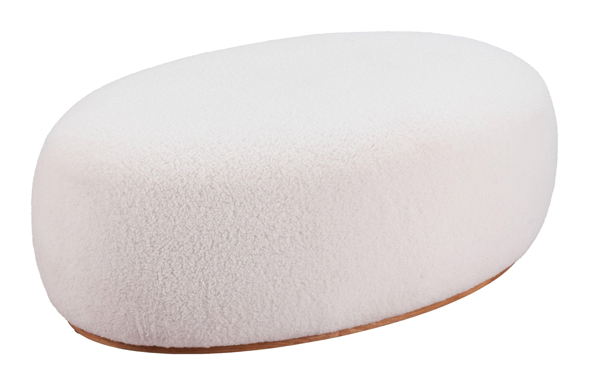 Amber Ottoman Cream - Disselt Designs