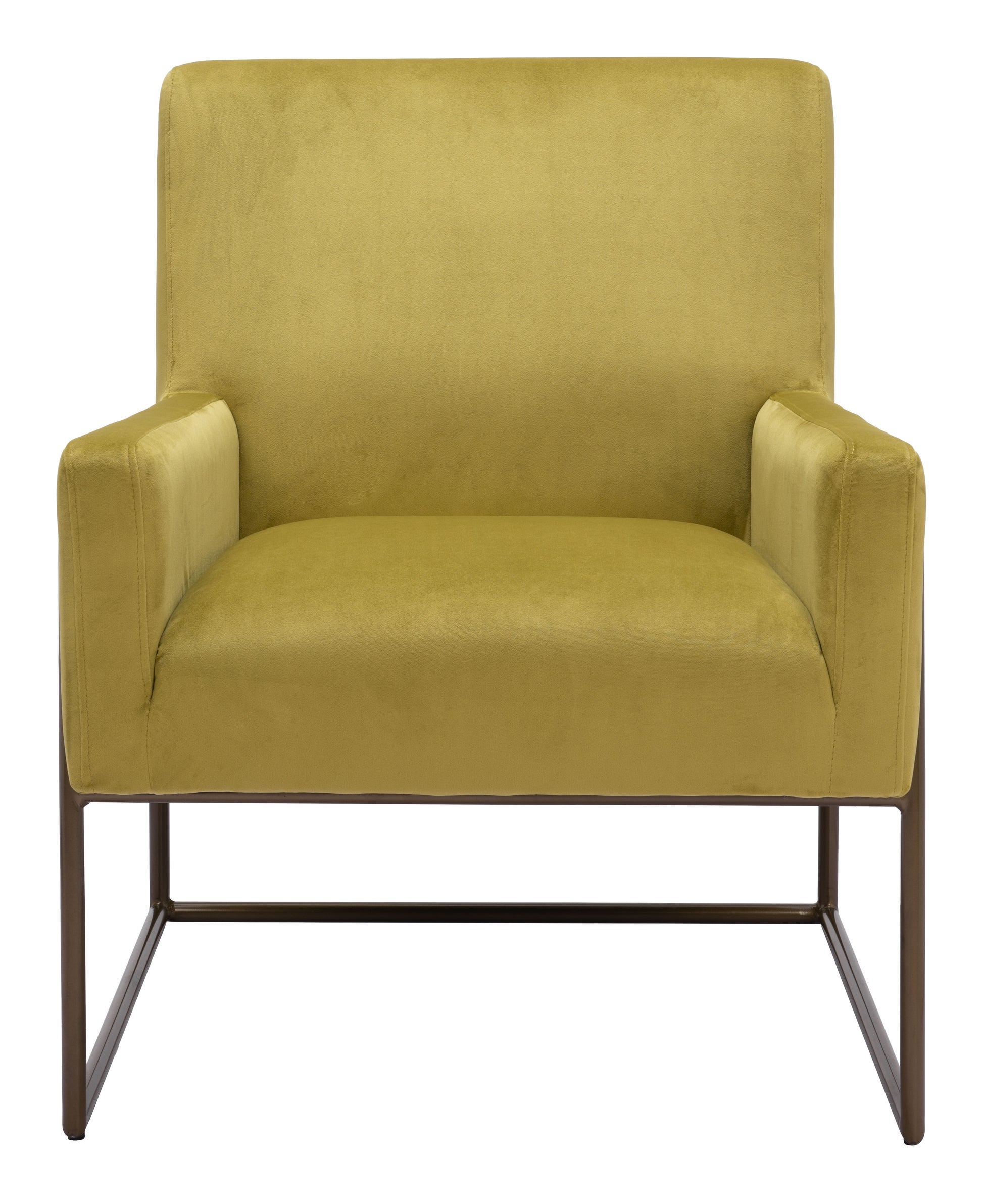 New York Accent Chair Olive Green - Disselt Designs