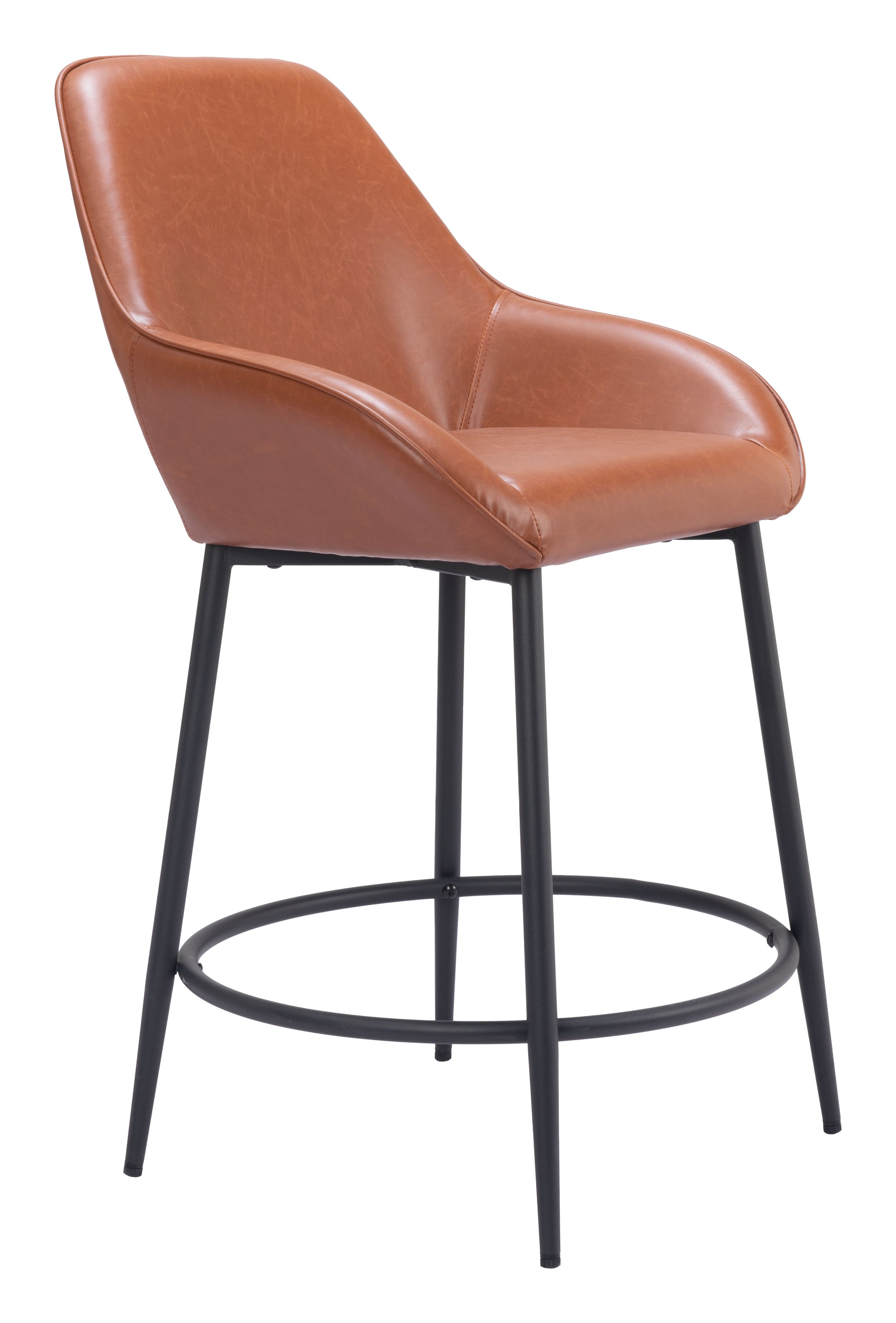 Vila Counter Stool (Set of 2) Brown - Disselt Designs