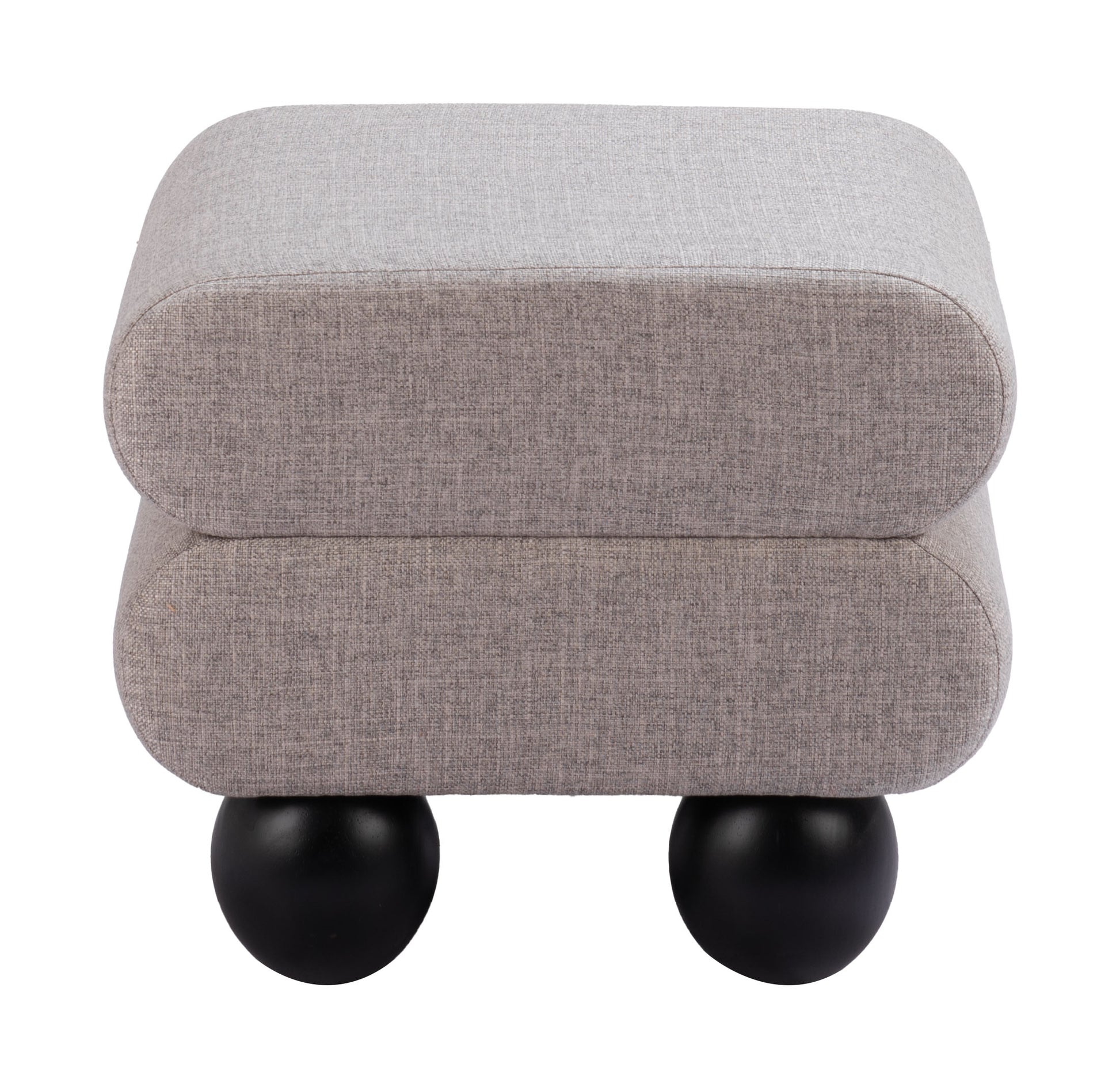 Davao Ottoman Gray - Disselt Designs