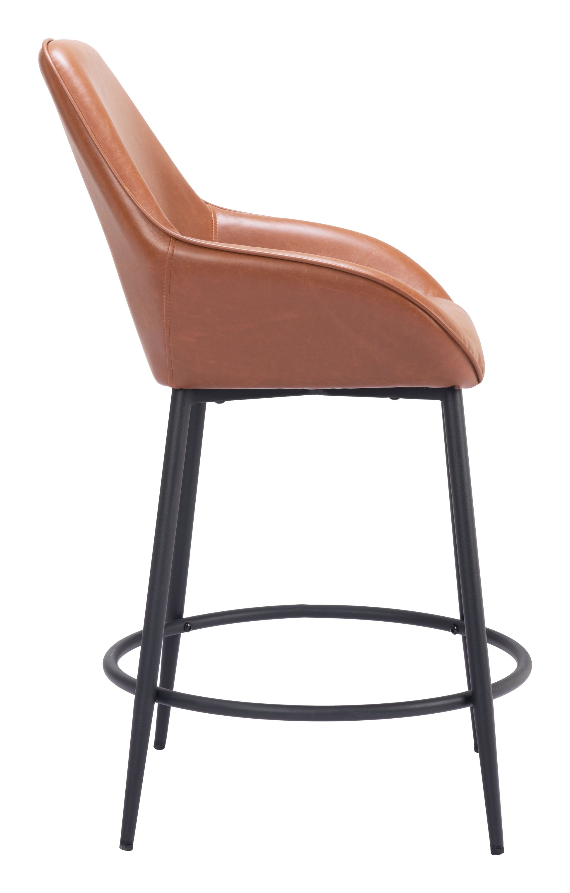 Vila Counter Stool (Set of 2) Brown - Disselt Designs
