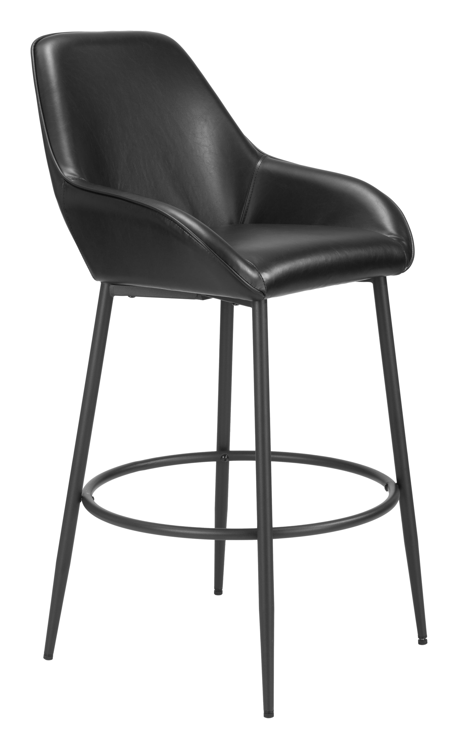 Vila Barstool (Set of 2) Black - Disselt Designs