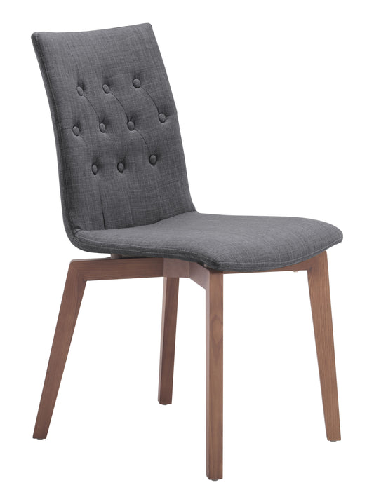 Orebro Dining Chair (Set of 2) Graphite - Disselt Designs