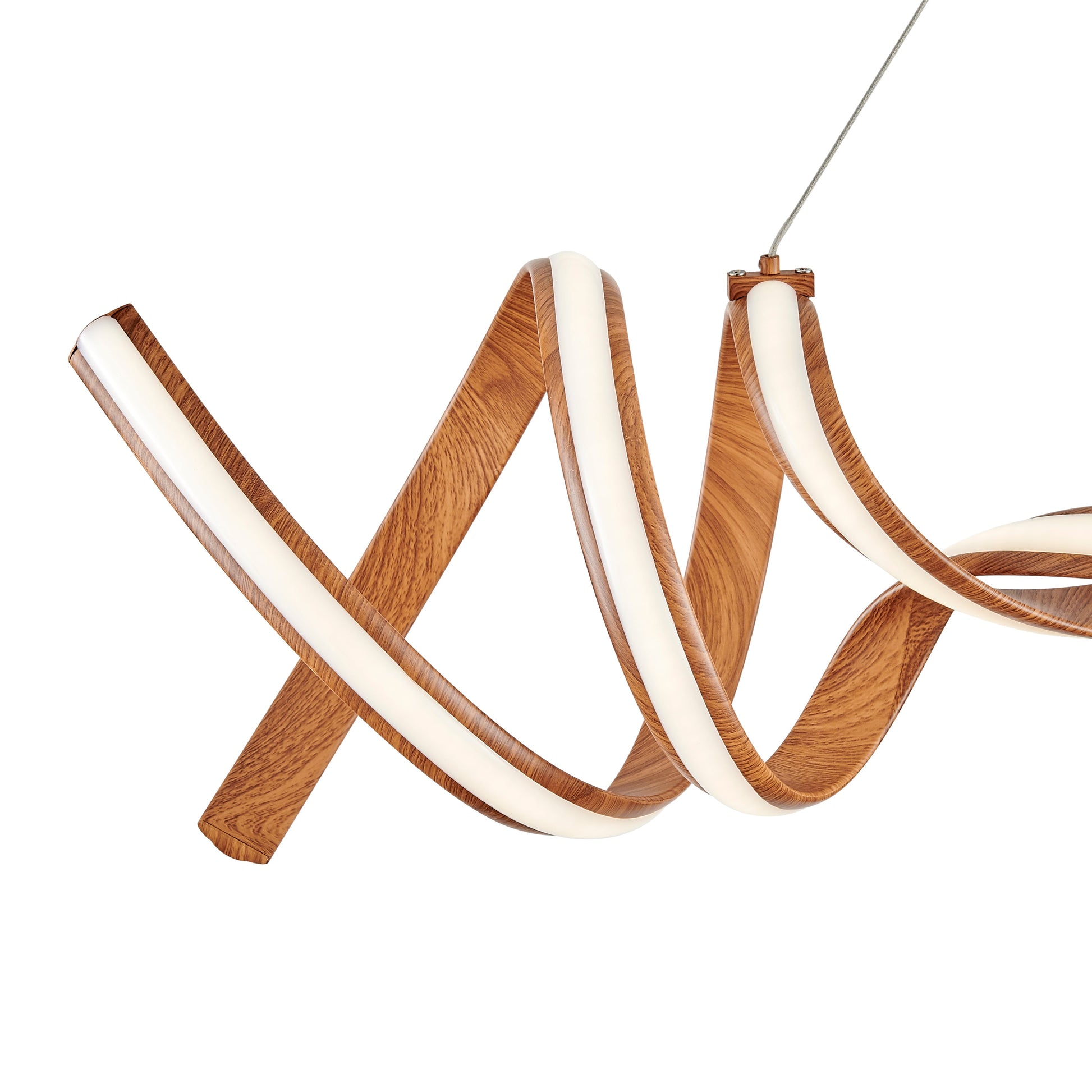 Munich LED Horizontal Chandelier // Wood - Disselt Designs