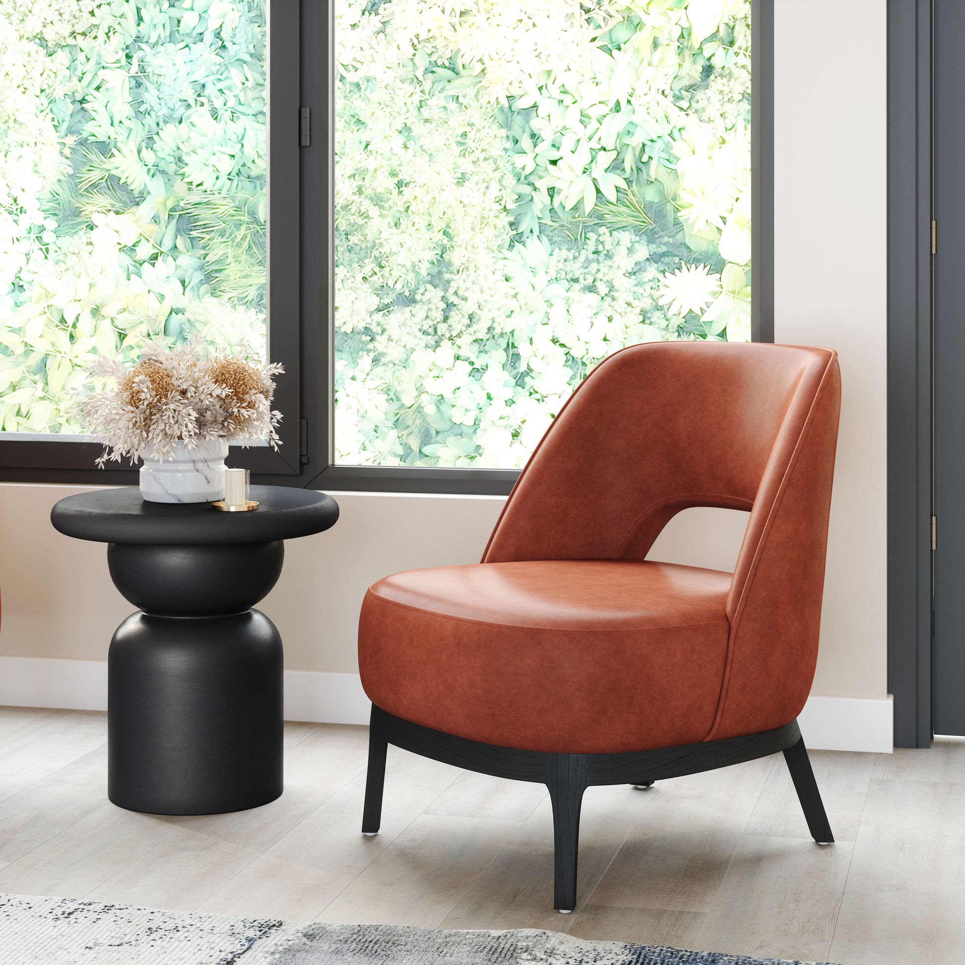 Mistley Accent Chair Brown - Disselt Designs