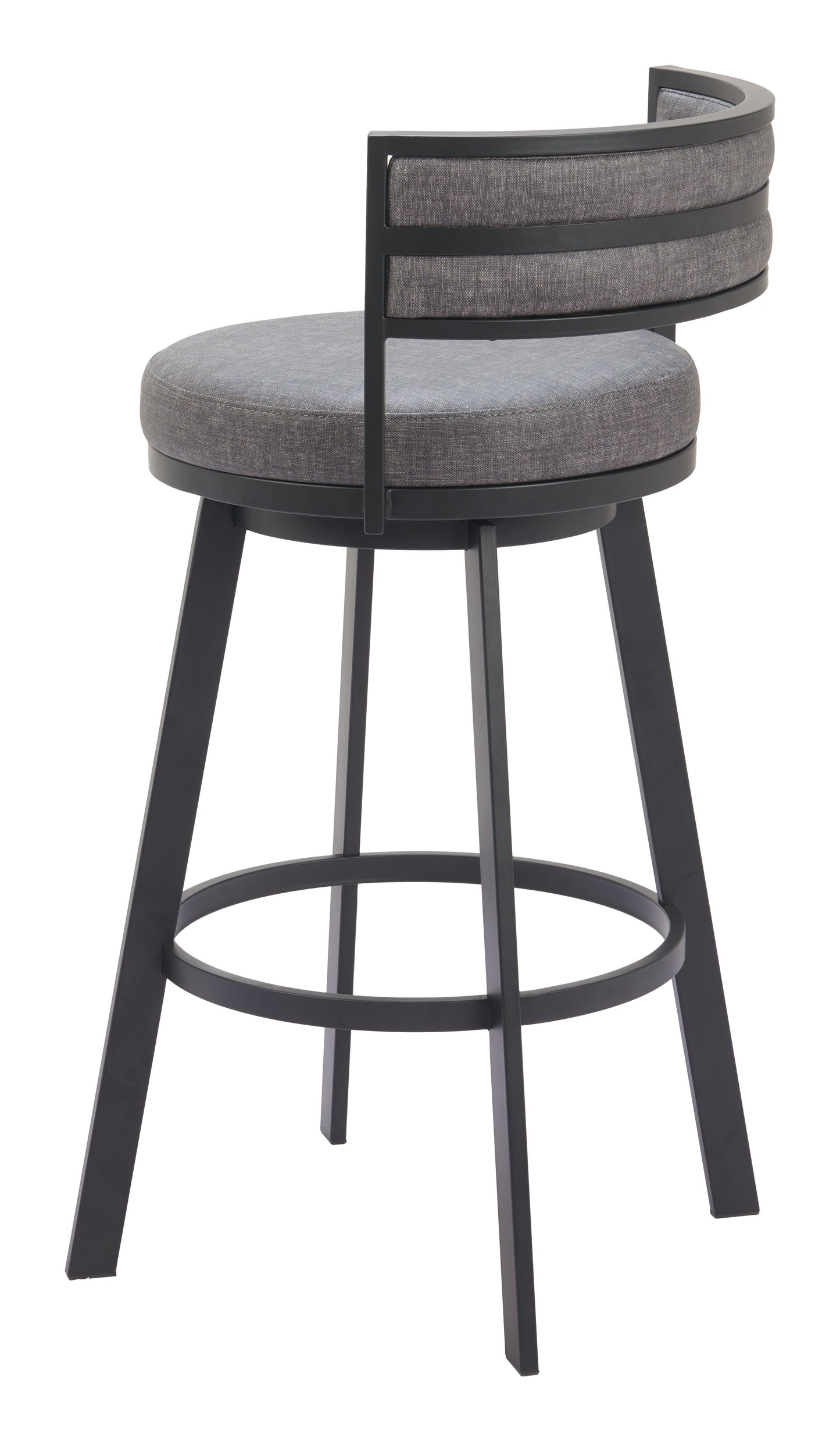 Gimsby Swivel Barstool Gray - Disselt Designs