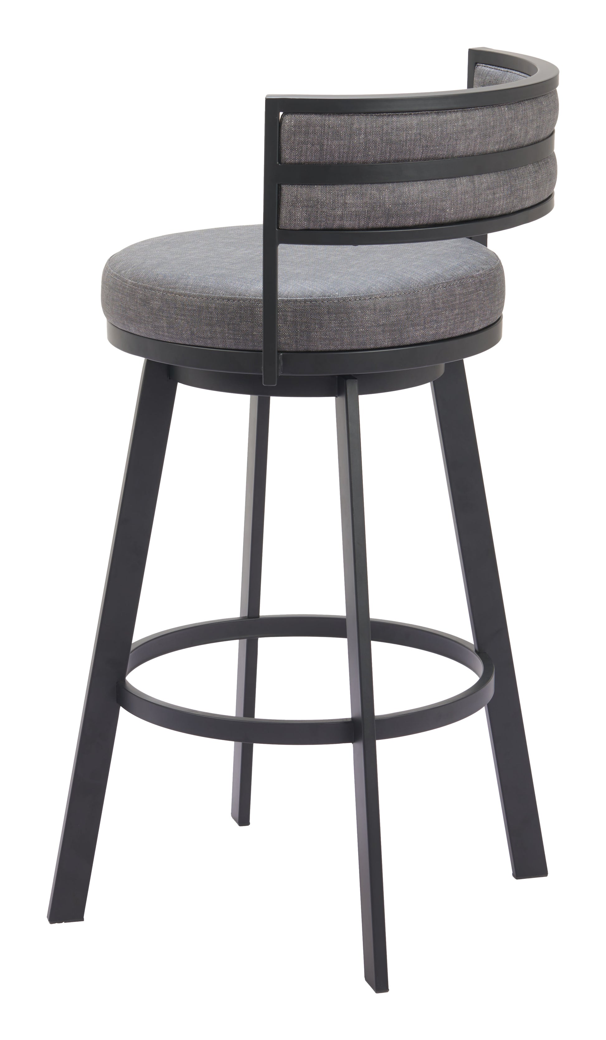 Gimsby Swivel Barstool Gray - Disselt Designs