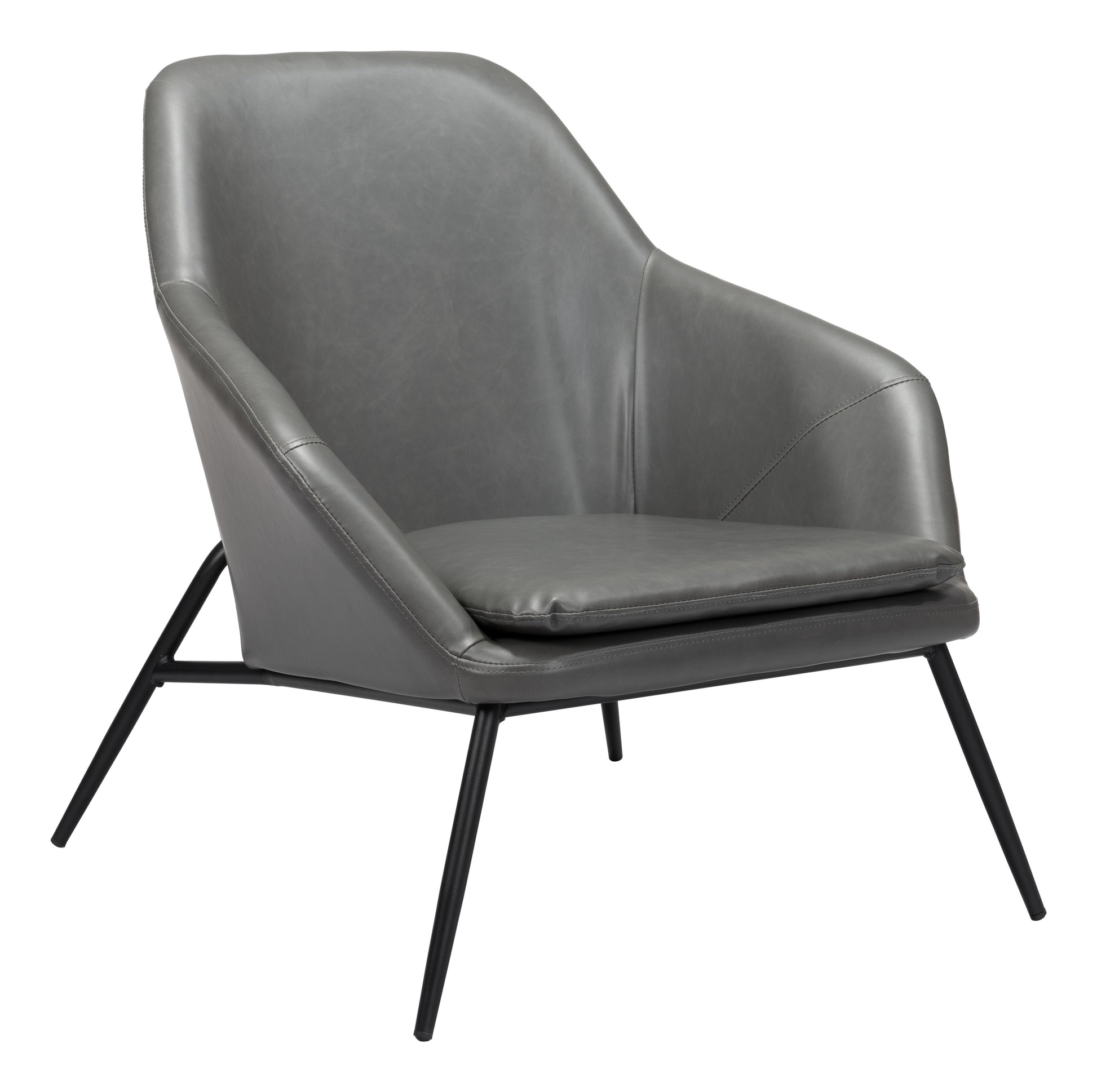 Manuel Accent Chair Gray - Disselt Designs