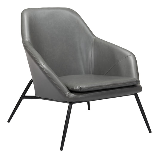 Manuel Accent Chair Gray - Disselt Designs