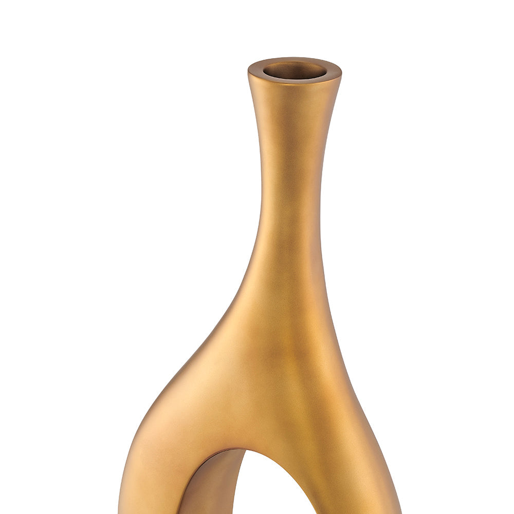 Trombone Vase Large // Matte Bronze - Disselt Designs