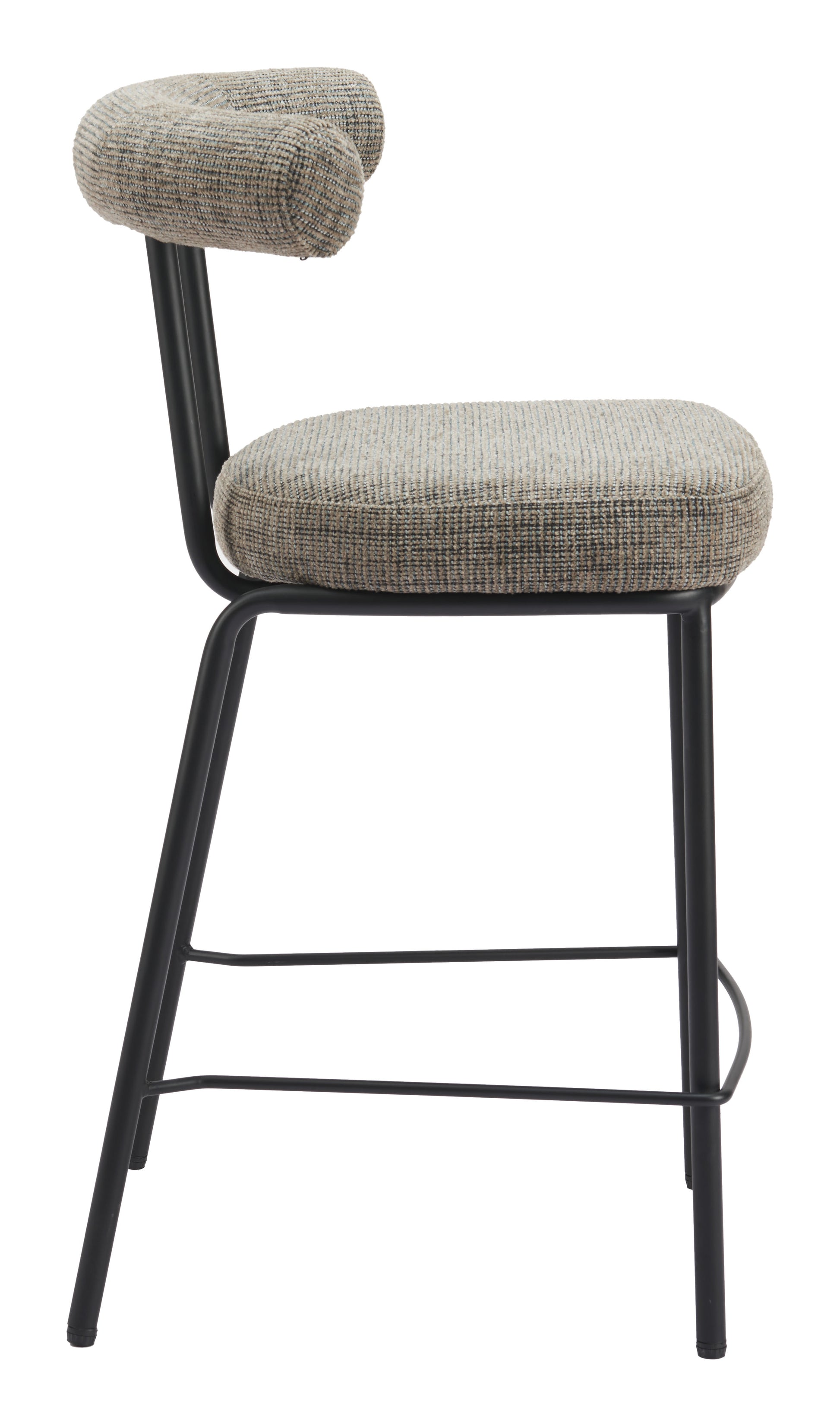 Kede Counter Stool Green Tweed - Disselt Designs