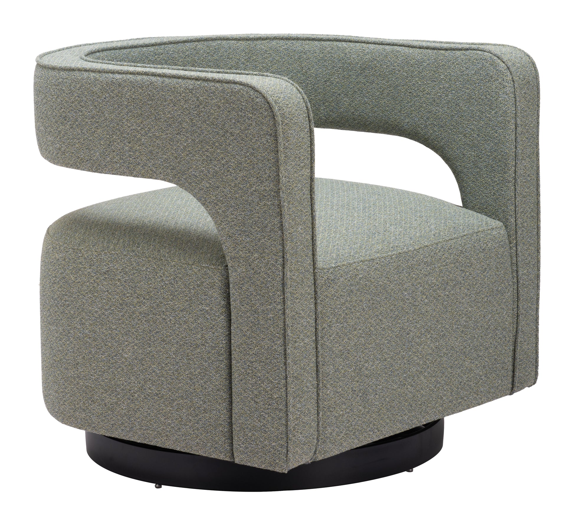 Turku Swivel Chair Sage Green - Disselt Designs