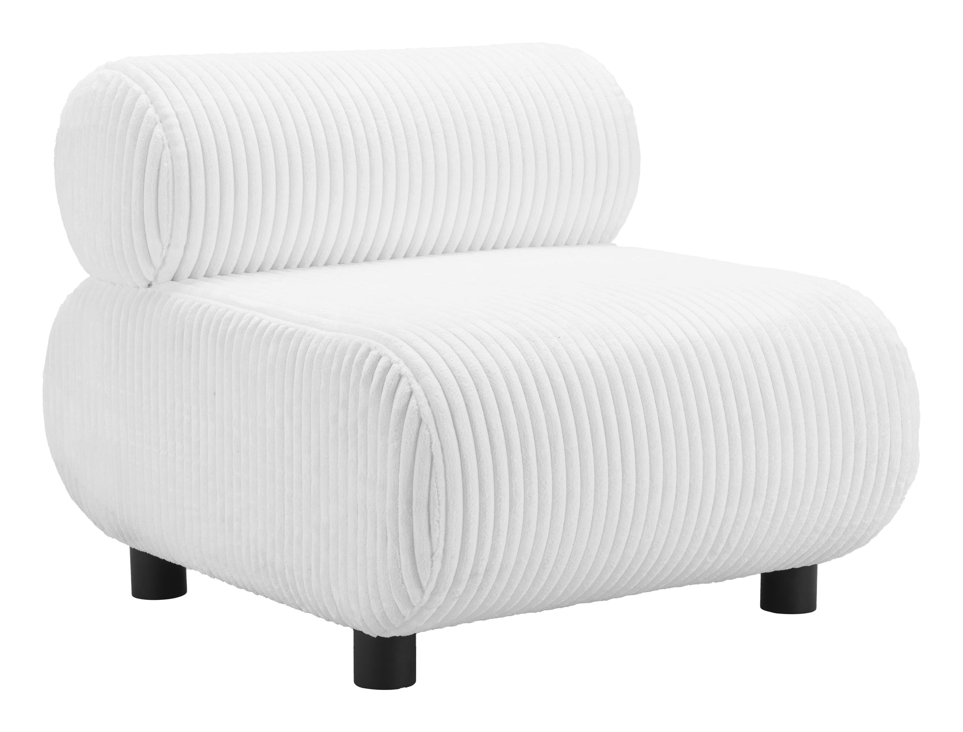Rahat Accent Chair White - Disselt Designs