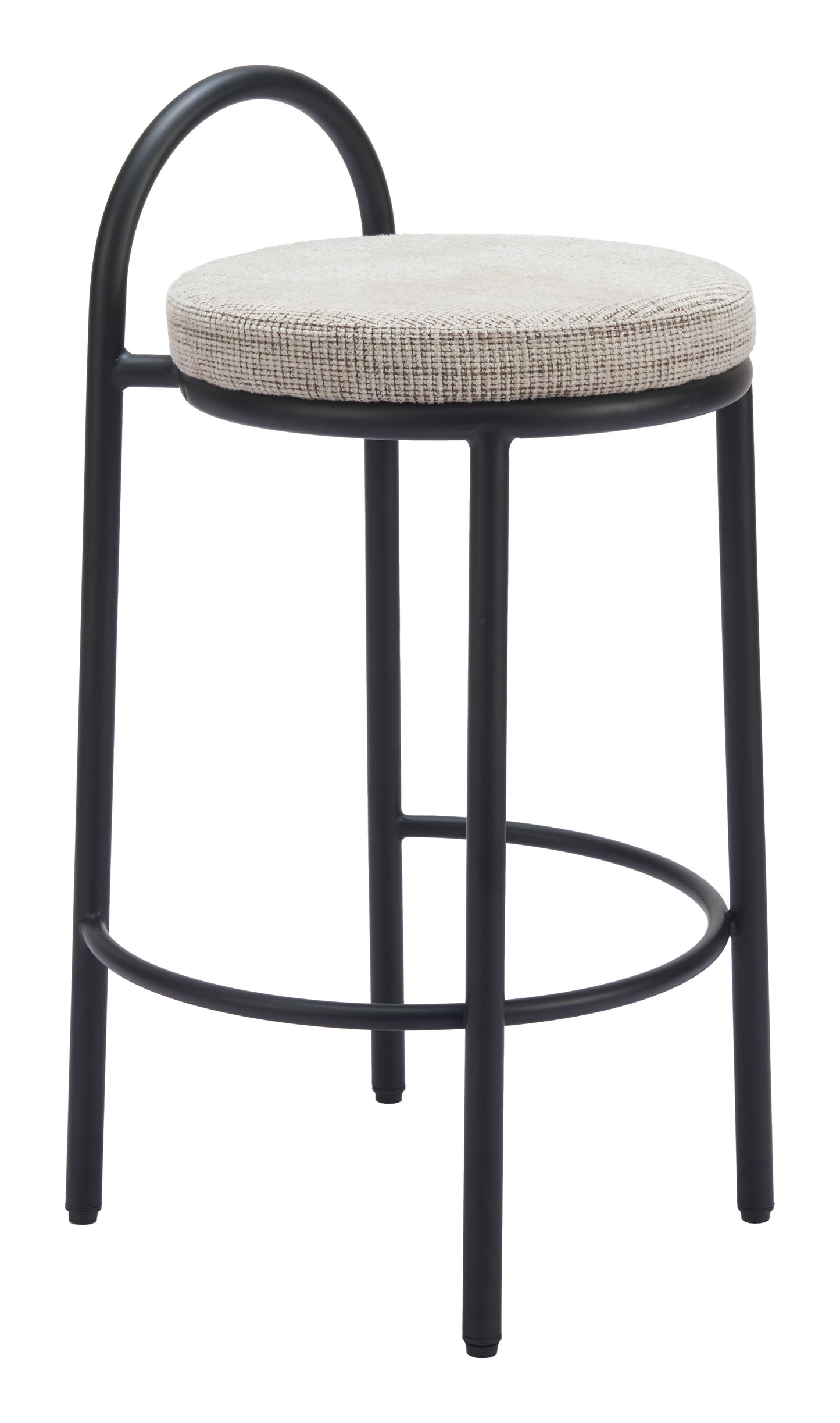 Sisal Counter Stool (Set of 2) Beige Tweed - Disselt Designs