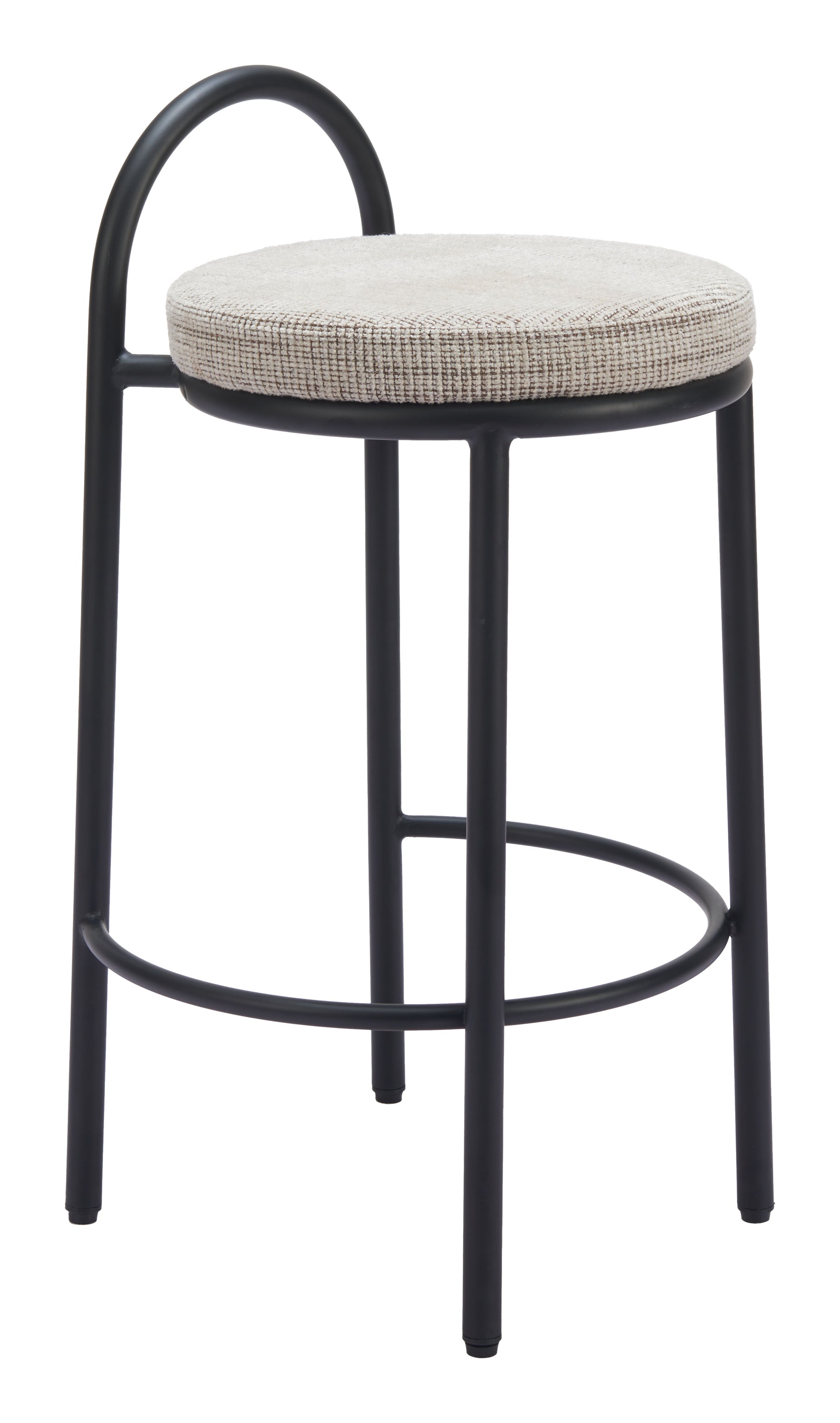 Sisal Counter Stool (Set of 2) Beige Tweed - Disselt Designs