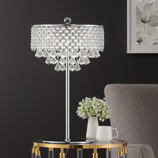 Grand 6 LED Light Table Lamp // Chrome - Disselt Designs