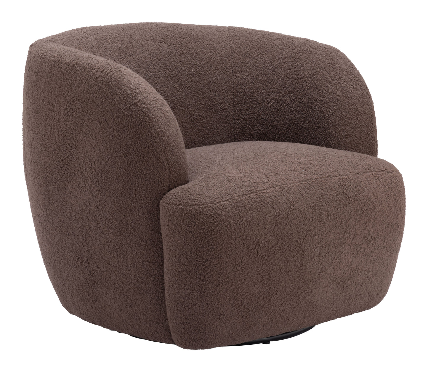 Govan Swivel Chair Brown - Disselt Designs