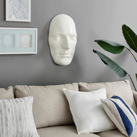Sumerian Masculine Face // Matte White - Disselt Designs