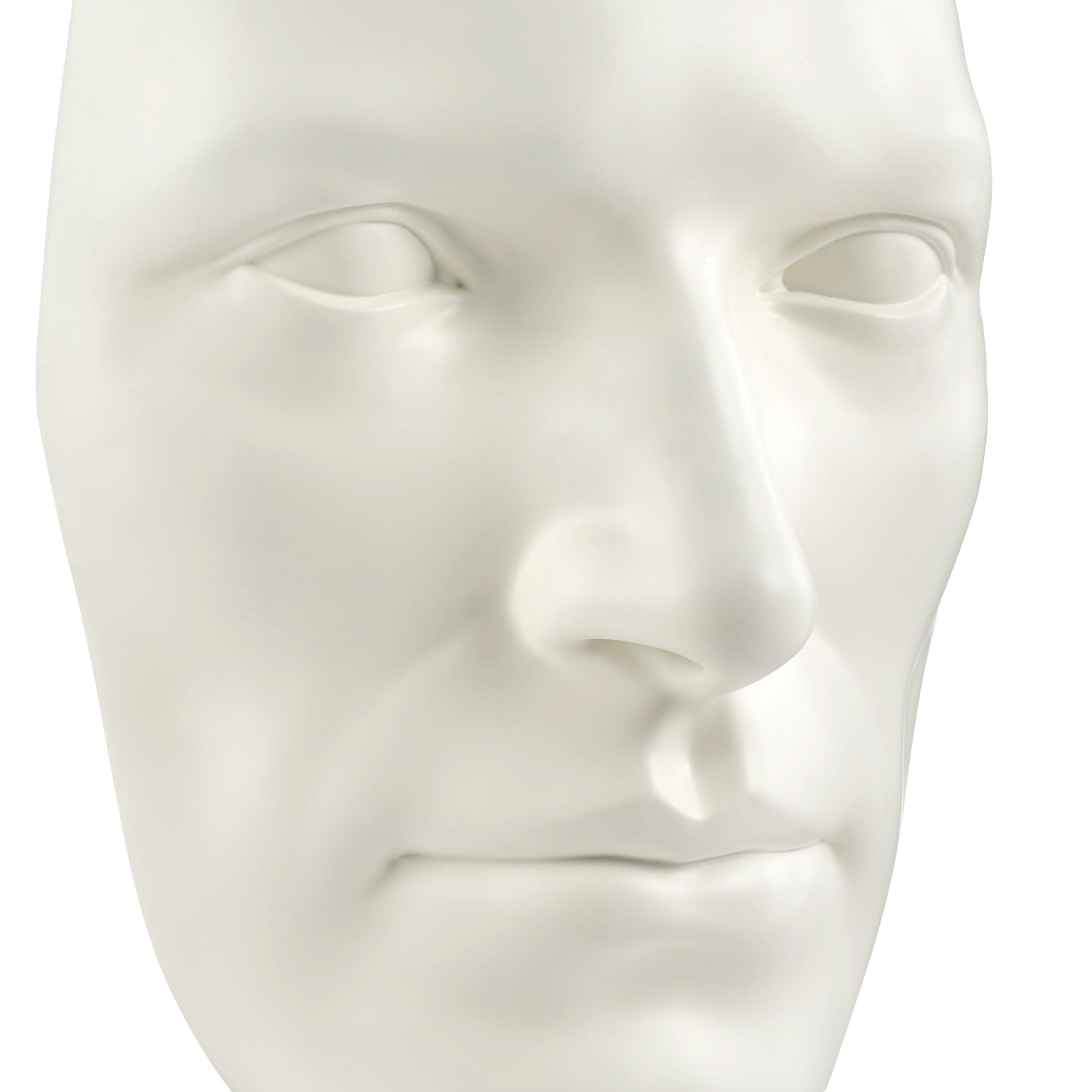 Sumerian Masculine Face // Matte White - Disselt Designs