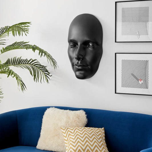 Sumerian Feminine Face // Matte Black - Disselt Designs