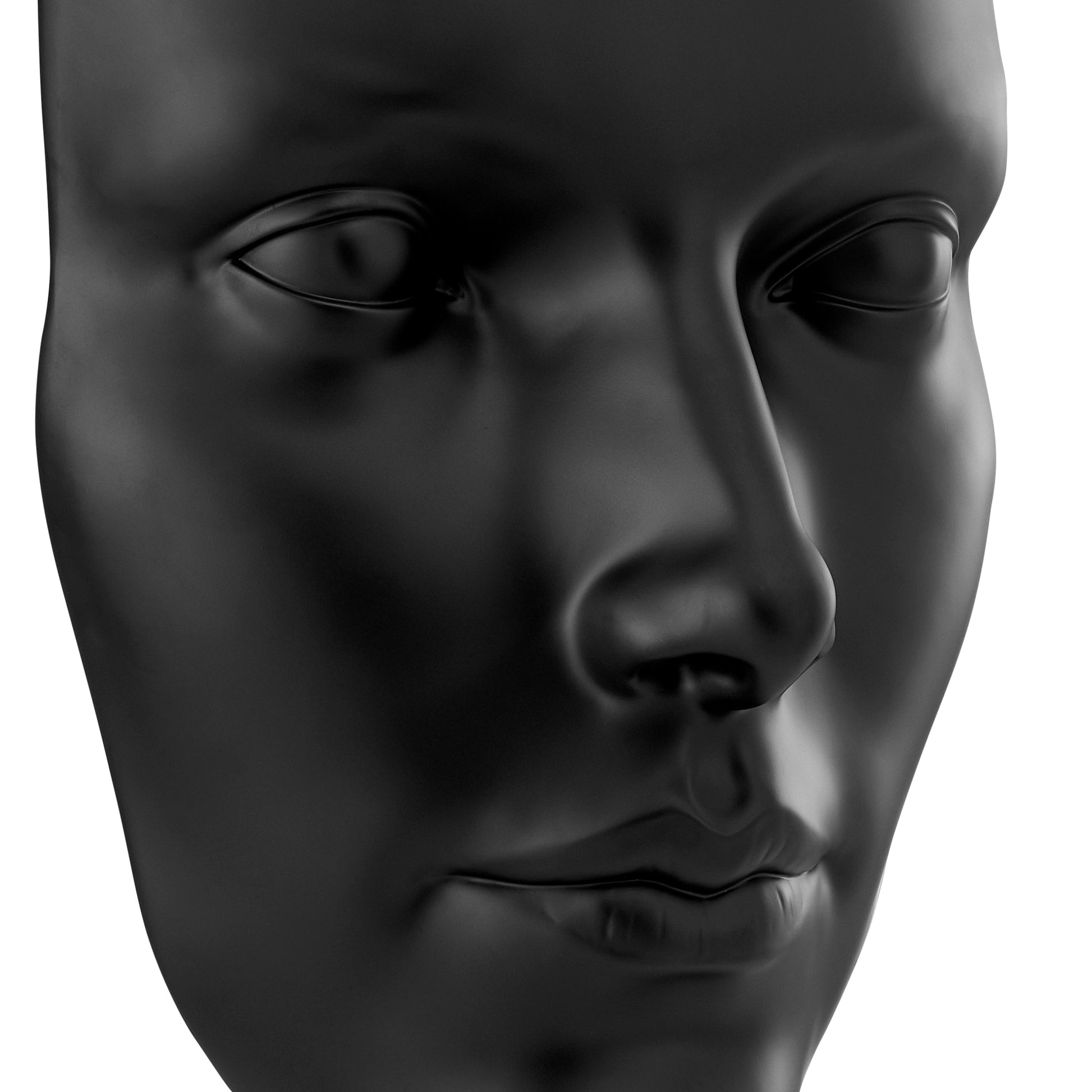 Sumerian Feminine Face // Matte Black - Disselt Designs