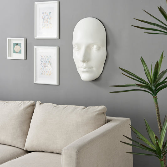 Sumerian Feminine Face // Matte White - Disselt Designs