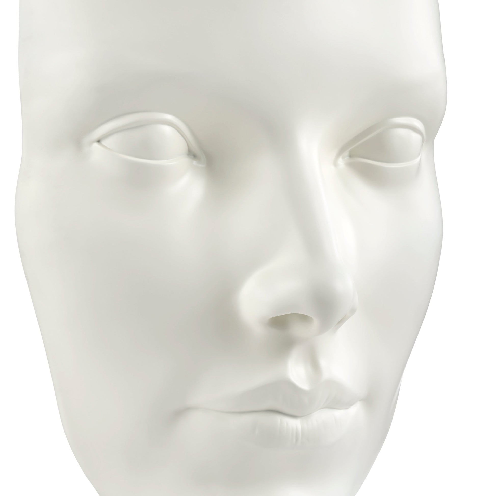 Sumerian Feminine Face // Matte White - Disselt Designs
