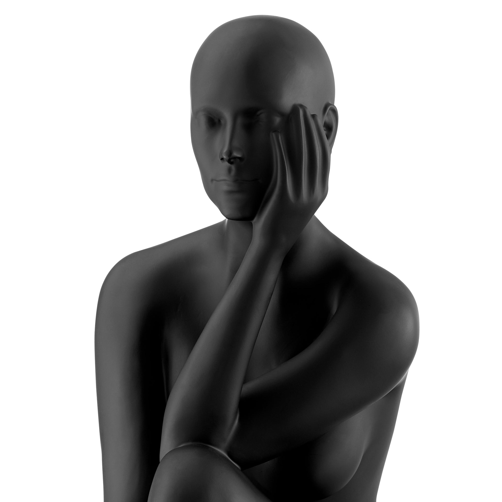 Antoinette Doll Sculpture // Matte Black - Disselt Designs