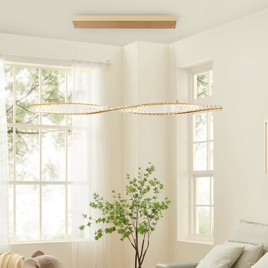 Towson Chandelier // Brushed Gold - Disselt Designs