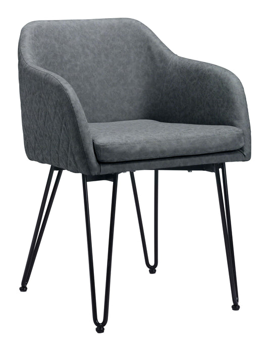 Braxton Dining Chair (Set of 2) Vintage Gray - Disselt Designs