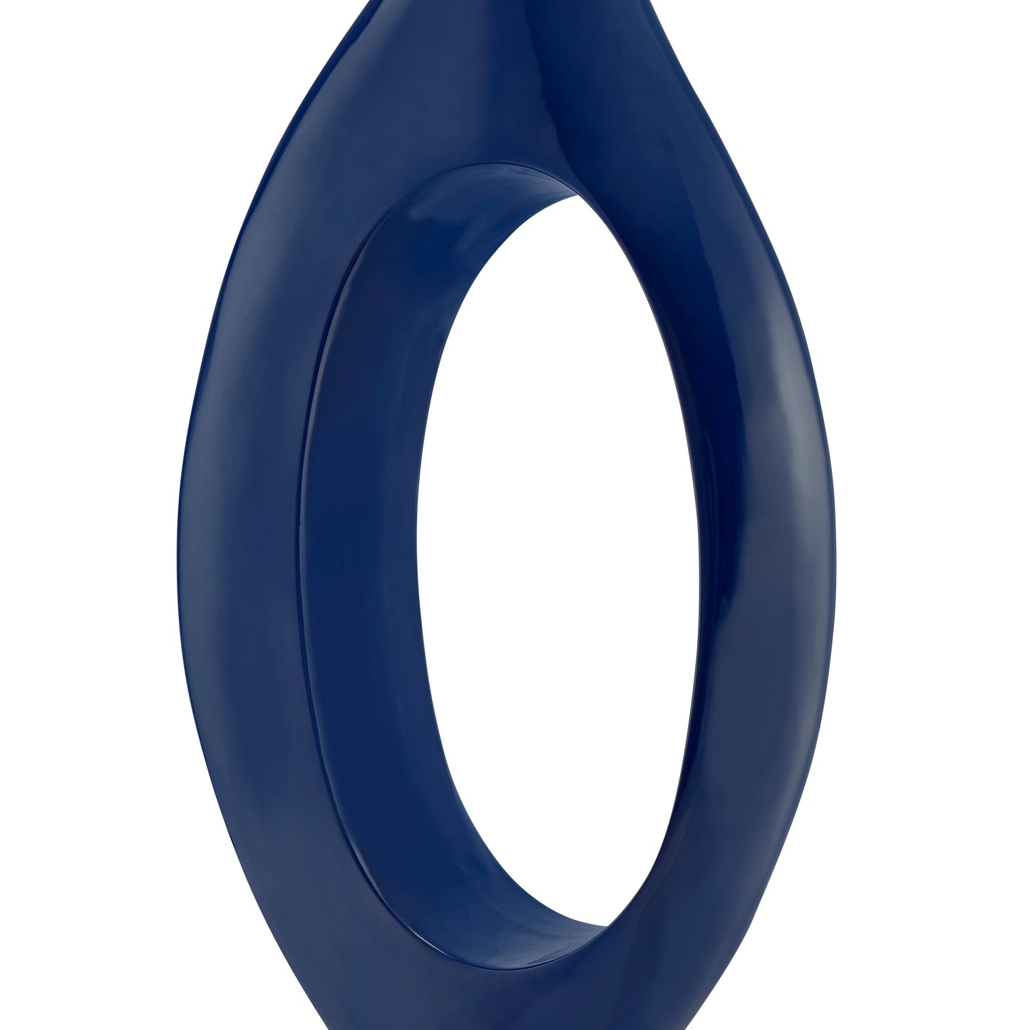Trombone Vase // Small Navy Blue - Disselt Designs